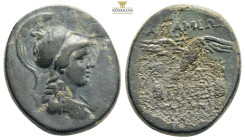 Greek PHRYGIA, Apameia, Phainippos and Drakon (Circa 88-40 BC) AE Bronze 9,32g 25mm