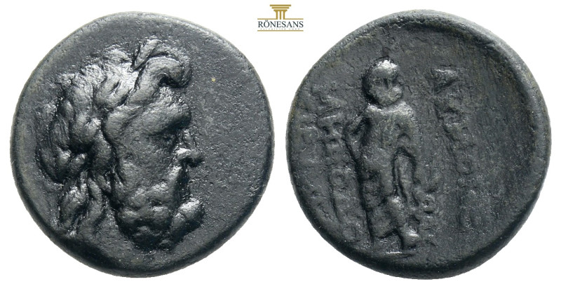 Phrygia, Akmoneia (1st century BC) AE Theodotos, son of Hierokles, magistrate.
O...