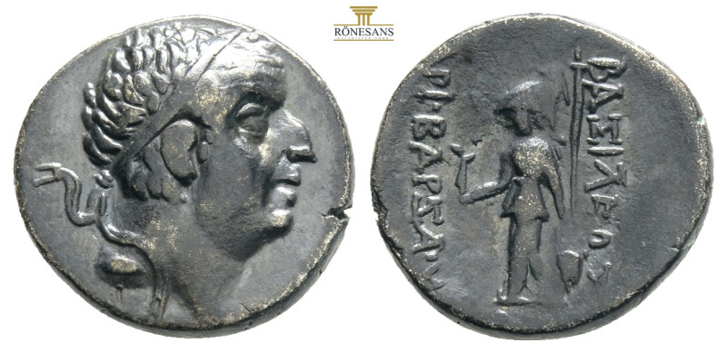 Kings of Cappadocia. Ariobarzanes I Philoromaios AR Drachm…..
Head of Ariobarzan...