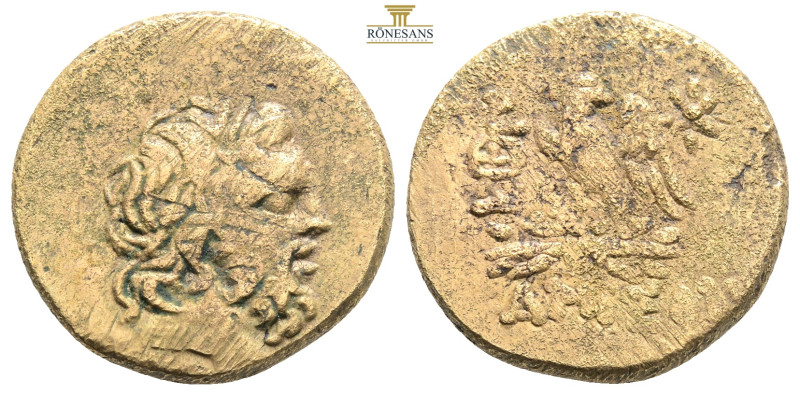 PONTOS.Amisos.Mithradates VI.(Circa 85-65 B)C.Ae.

Obv : Laureate head of Zeus r...