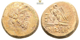 Greek
Paphlagonia. Sinope. Time of Mithradates VI Eupator circa 120-63 BC. ...Aegis with gorgoneion.
Rev: [ΣΙΝ]-ΩΠΗΣ, Nike advancing right, holding wr...