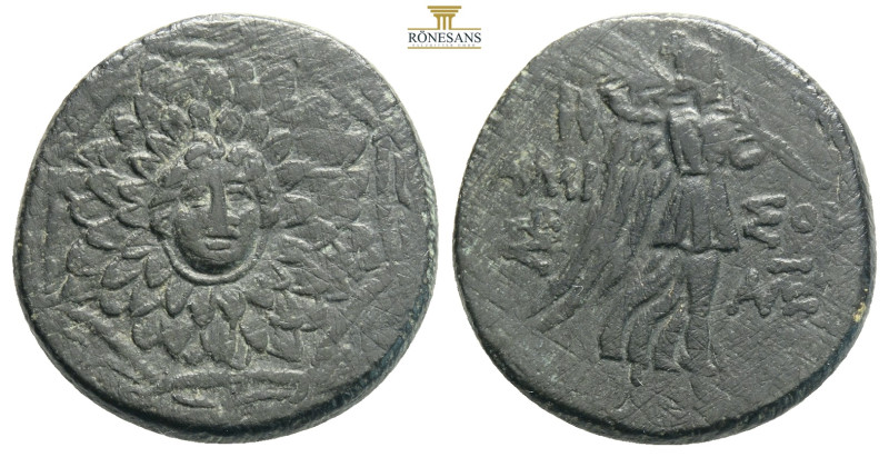 PONTOS.Amisos.(Circa 105-63 BC).Ae.

Obv : Aegis with Gorgon's head at center.

...