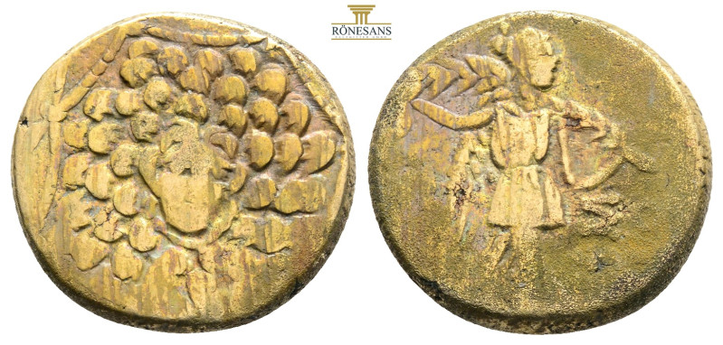 PONTOS.Amisos.(Circa 105-63 BC).Ae.

Obv : Aegis with Gorgon's head at center.

...