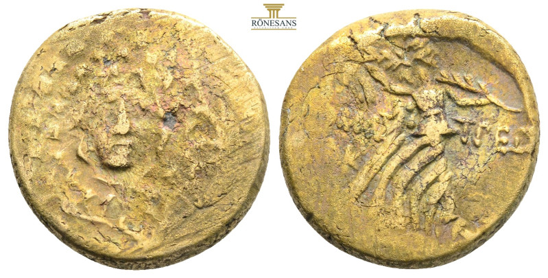 PAPHLAGONIA, Amastris. Circa 85-65 BC. Æ…... Black Sea 1316-8 var…..Aegis / Nike...
