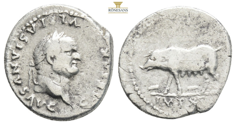 Vespasian (69 - 79): AR-Denar 3,03g 19,1mm