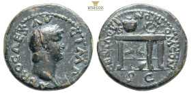 Roman Bronze Coins 
Nero, (A.D. 54-68), obv. laureate head to right of Nero, around IMP NERO CAES rev. S C in exergue, around CER QVINQ ROM [CO], 4,22...