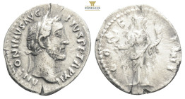 Antoninus Pius AR Denarius. Rome, AD 153-154. 2,43g 19,1mm