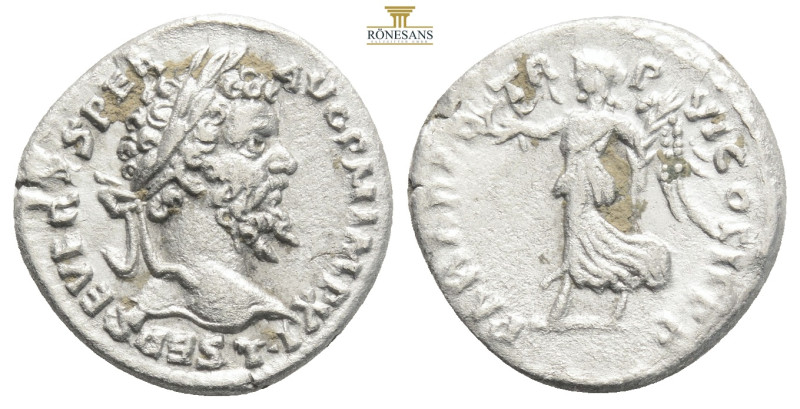 Septimius Severus, AR Denarius. Laodicea, AD 198. L SEP SEVERVS PER AVG IMP XI, ...