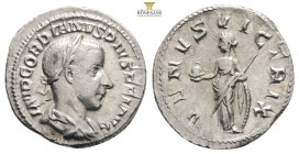 Roman Imperial
(Silver, Gordianus III Pius (238-244 AD). AR Denarius , Rome.
Obv. IMP GORDIANVS PIVS FEL AVG, Laureate, draped and cuirassed bust to r...