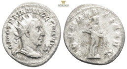 Traianus Decius (249-251 AD). AR Antoninianus Roma (Rome).
Obv. IMP C M Q TRAIANVS DECIVS AVG, radiate, draped and cuirassed bust right, seen from beh...