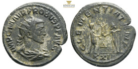 Probus (276-282) AE Antoninianus Antioch
Obv: IMP C M AVR PROBVS P F AVG, radiate, draped and cuirassed bust right
Rev: CLEMENTIA TEMP, Emperor standi...