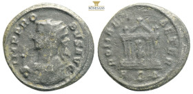 PROBUS. 276-282 AD. Antoninianus Rome mint. Struck 278 AD. IMP PRO-BVS AVG, Radiate, helmeted, and cuirassed bust left, holding spear and shield / ROM...