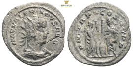 Valerianus I, AntoninianusRoman Imperial
Valerianus I (253-260), Antoninianus 257, Antioch mint
Obverse: radiate and draped bust right
IMP VALERIANVS ...