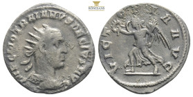 Roman Imperial
Trajan Decius, 249-251. Antoninianus Rome. IMP C M Q TRAIANVS DECIVS AVG Radiate and cuirassed bust of Trajan Decius to right, seen fro...