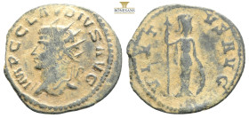 Roman Imperial
Claudius II Gothicus. AD 268-270. Antoninianus Antioch mint. Issue III, circa early-mid AD 270. IMP C CLAVDIVS AVG, radiate bust left, ...