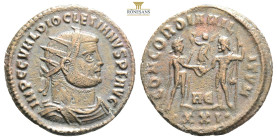 Diocletianus Antoninianus
Diocletianus (284-305 AD). AE silvered Antoninianus….Obv. IMP CC VAL DIOCLETIANVS AVG Radiate, draped and cuirassed bust rig...