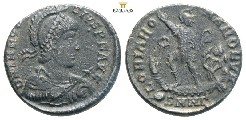 Theodosius I. AD 379-395. Æ . Antioch mint, 2nd officina. Struck AD 379-383. Ros...