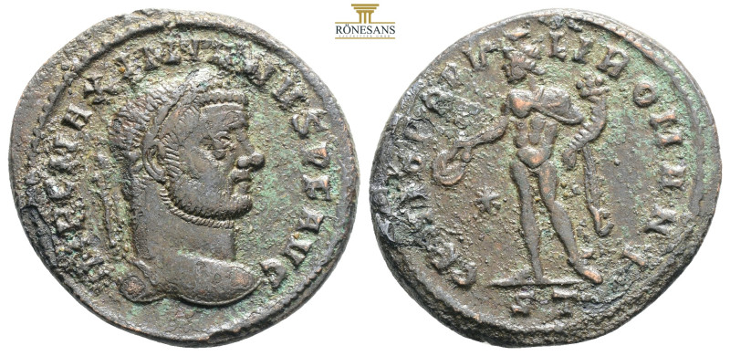 Maximianus. First reign, A.D. 286-305. Æ follis
Thessalonica, ca. A.D. 298/9. IM...