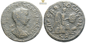 Roman Provincial
PISIDIA. Antiochia. Gordian III, 238-244. 'Sestertius'IMP CAES M ANT GORDIANVS AVG Laureate, draped and cuirassed bust of Gordian III...