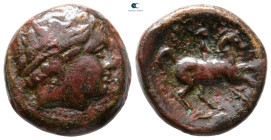 Kings of Macedon. Uncertain mint. Philip II of Macedon 359-336 BC. Bronze Æ