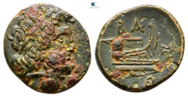 Kings of Macedon. Uncertain mint. Demetrios I Poliorketes 306-283 BC. Bronze Æ