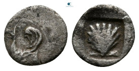 Thrace. Abdera circa 473-449 BC. Hemiobol AR