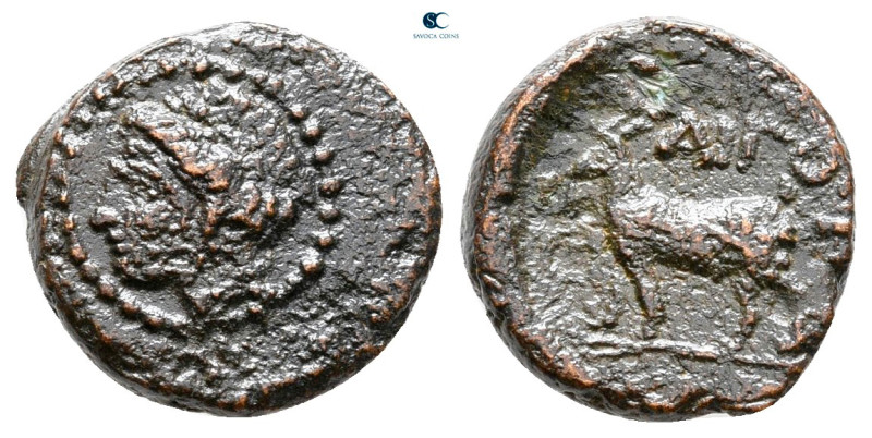 Thrace. Aigospotamoi circa 300 BC. 
Bronze Æ

12 mm, 1,21 g



Very Fine