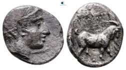 Thrace. Ainos circa 429-426 BC. Diobol AR
