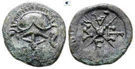Thrace. Mesembria circa 400-300 BC. Bronze Æ
