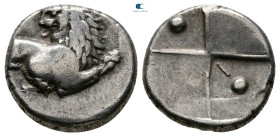 The Thracian Chersonese. Chersonesos circa 386-338 BC. Hemidrachm AR
