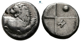 The Thracian Chersonese. Chersonesos circa 386-338 BC. Hemidrachm AR