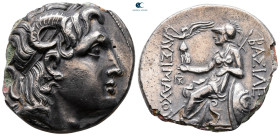 Kings of Thrace. Lampsakos. Macedonian. Lysimachos 305-281 BC. Fourrée Tetradrachm