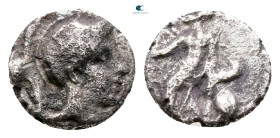 Asia Minor. Uncertain mint circa 350-300 BC. Tetartemorion AR