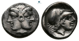 Mysia. Lampsakos circa 400-300 BC. Diobol AR