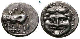 Mysia. Parion circa 400-350 BC. Hemidrachm AR