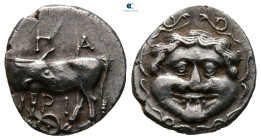 Mysia. Parion circa 400-350 BC. Hemidrachm AR