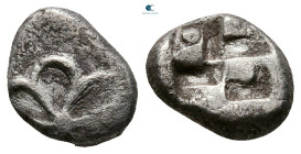 Ionia. Erythrai circa 525-475 BC. Diobol AR