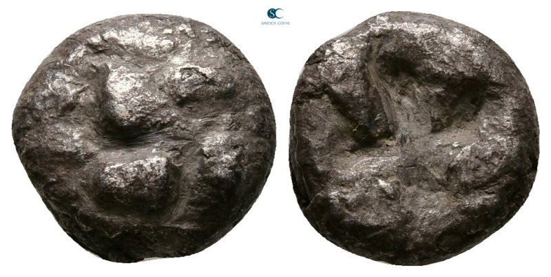Ionia. Erythrai circa 525-500 BC. 
Diobol AR

10 mm, 1,12 g



Fine