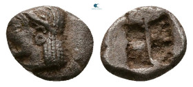 Ionia. Kolophon circa 530-500 BC. Tetartemorion AR