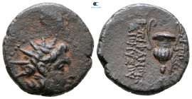 Seleukid Kingdom. Antioch on the Orontes. Antiochos VI Dionysos 144-142 BC. Bronze Æ