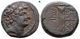 Seleukid Kingdom. Antioch on the Orontes. Antiochos VIII Epiphanes Grypos 121-97 BC. Bronze Æ