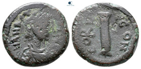 Anastasius I AD 491-518. Constantinople. Decanummium Æ