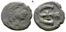 Justinian I AD 527-565. Antioch. Pentanummium Æ