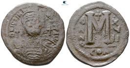Justinian I AD 527-565. Constantinople. Follis or 40 Nummi Æ