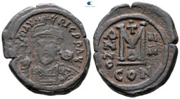 Maurice Tiberius AD 582-602. Constantinople. Follis or 40 Nummi Æ