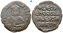 Leo VI the Wise AD 886-912. Constantinople. Follis Æ