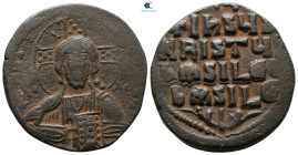 Attributed to Basil II and Constantine VIII AD 976-1028. Constantinople. Anonymous Follis Æ