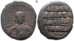 Attributed to Basil II and Constantine VIII AD 976-1028. Constantinople. Anonymous Follis Æ