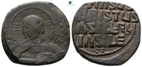 Attributed to Basil II and Constantine VIII AD 976-1028. Constantinople. Anonymous Follis Æ