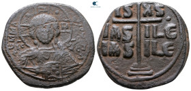 Attributed to Romanus III Argyrus AD 1028-1034. Constantinople. Anonymous Follis Æ